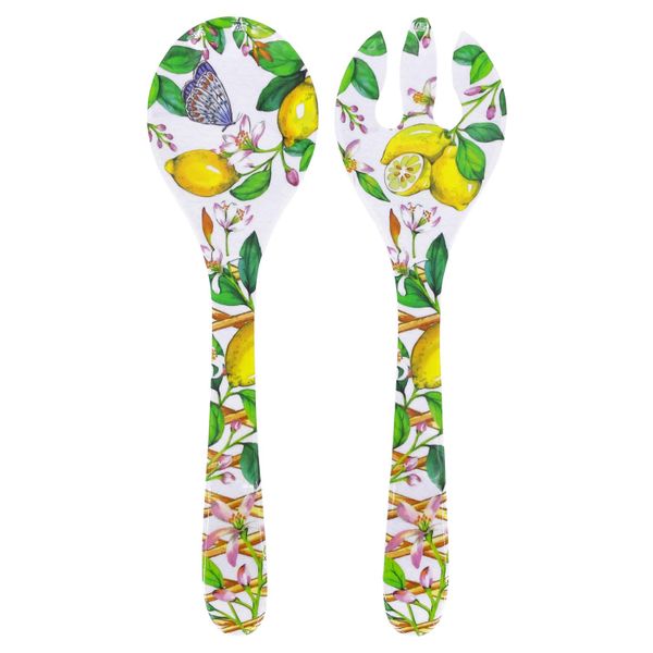 Service à salade en mélamine Capri 33 cm
